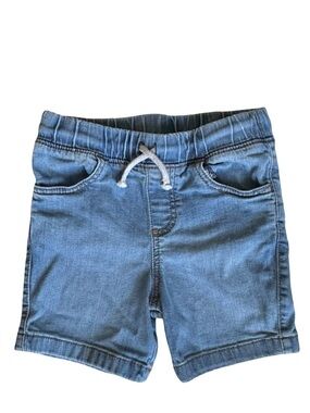 Jumping Beans 4T Boys blue pull on pocket denim shorts